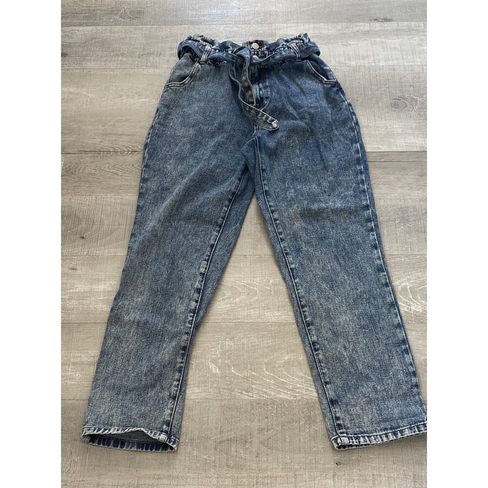 Pacsun Womens High Waist Straight Leg Mom Jeans Blue Denim Size 26